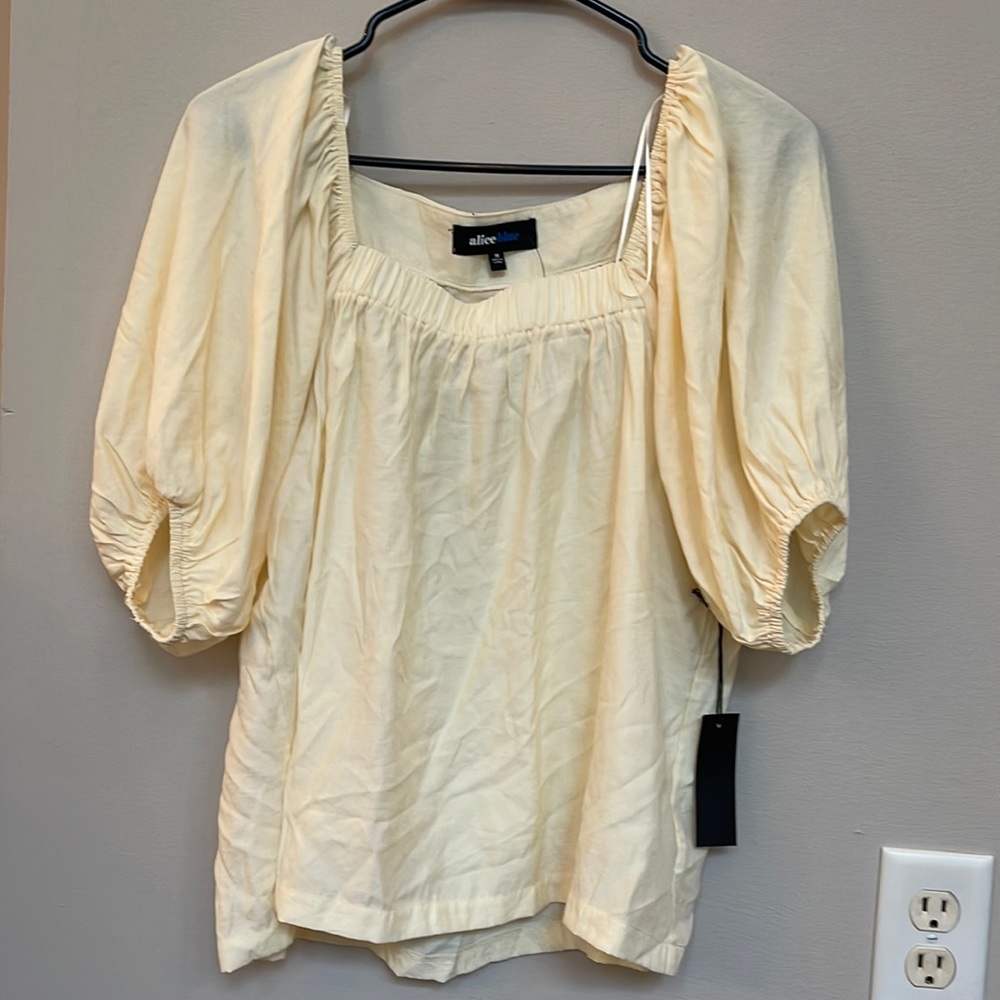 Yellow blouse